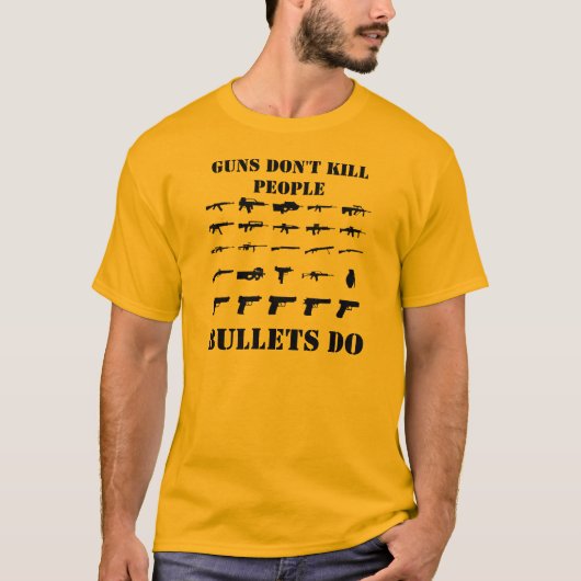 銃は殺しません Tシャツ (正面)