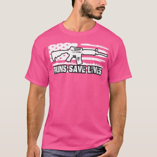銃は第救2改正権軍を生き残る Tシャツ (正面)