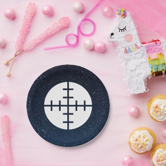 銃は絵画図表を目標とします ペーパープレート (パーティー)