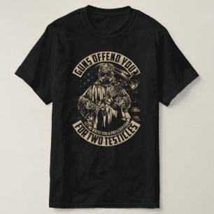 銃は、2つの証言日に対してあなたを守る退役軍人 Tシャツ