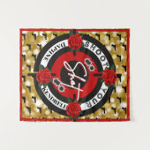 銃またはバラの性別の表示 |あなたのショットを撮影 タペストリー (正面(横))