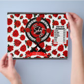 銃またはバラの性別の表示 |チップバッグカバー チラシ (手)