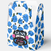 銃またはバラジェンダーがピンク/青の赤ちゃんシャワーを明らかにする フェイバーボックス (見開き)