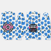 銃またはバラジェンダーがピンク/青の赤ちゃんシャワーを明らかにする フェイバーボックス (見開き)