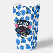 銃またはバラジェンダーがピンク/青の赤ちゃんシャワーを明らかにする フェイバーボックス (裏面)