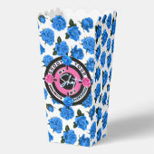 銃またはバラジェンダーがピンク/青の赤ちゃんシャワーを明らかにする フェイバーボックス (正面)