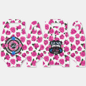 銃またはバラジェンダーがピンク/青の赤ちゃんシャワーを明らかにする フェイバーボックス (見開き)