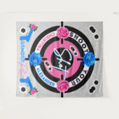 銃またはバラジェンダーが明らかに撮影 タペストリー (正面(横))