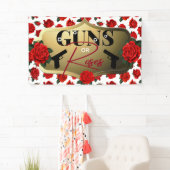 銃またはバラジェンダーが赤ちゃんのシャワーを明らかにする 横断幕 (インサイチュ)