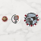 銃またはバラジェンダーの名前をカスタムすると写真の表示 コンフェッティ (裏面)