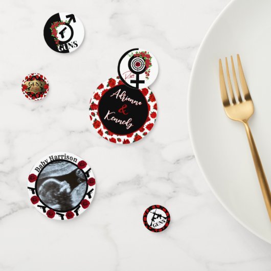 銃またはバラジェンダーの名前をカスタムすると写真の表示 コンフェッティ (グループ)