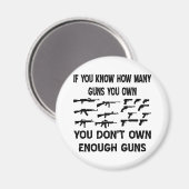 銃もしの数は知ってるだろう マグネット (正面/裏面)