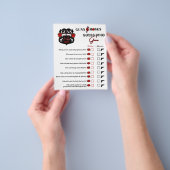 銃やバラジェンダーが赤ちゃんシャワーの写真ゲームを明らかにする チラシ (手)