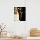 銃をホルスターに入れたカウボーイ ポスター (キッチン)