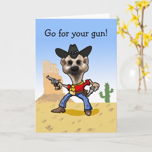 銃を取りに行け！ カード (黄色い花)