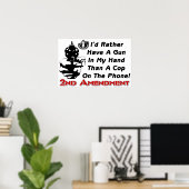 銃を手に！ ポスター (ホームオフィス)