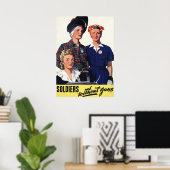 銃を持たない兵士ポスター ポスター (ホームオフィス)