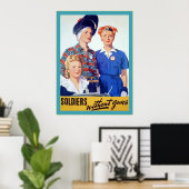 銃を持たない兵士~ヴィンテージ大戦2 ポスター (ホームオフィス)