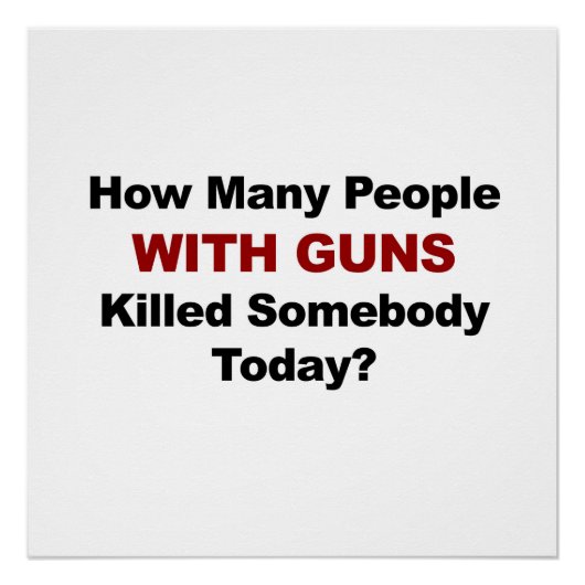 銃を持った人が誰かを殺した？ ポスター (正面)