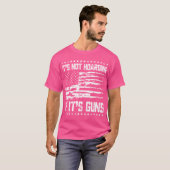銃を持ってもしいない Tシャツ (正面フル)