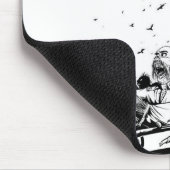 銃を持つゾンビ マウスパッド (コーナー)