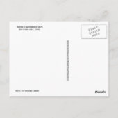 銃を持つ女の子， 1940年代 ポストカード (裏面)