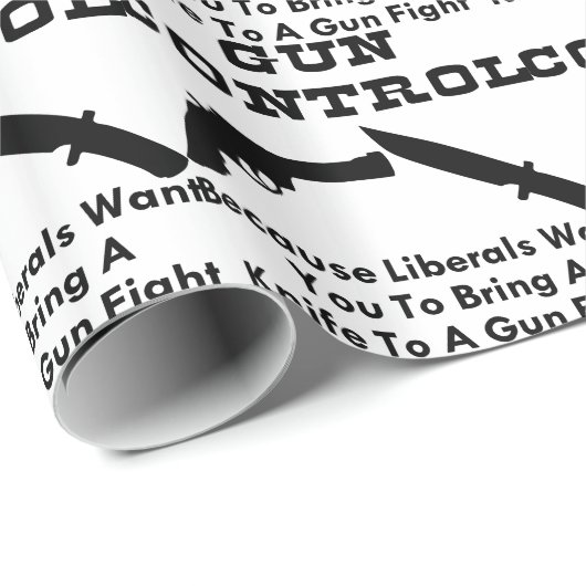 銃を突き合わせる時にナイフを持って来て欲しい ラッピングペーパー (ロールコーナー)