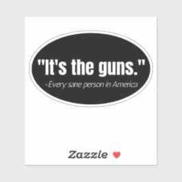 銃アンチ銃暴力引用文ビニルデカール シール