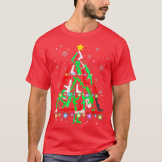 銃クリスマスツリークリスマスの贈り物のための恋人の銃 Tシャツ