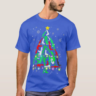 銃クリスマスツリークリスマスの贈り物のための恋人の銃T-Shi Tシャツ