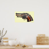 銃クール写真ポスター ポスター (キッチン)