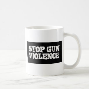 銃ストップの暴力 コーヒーマグカップ