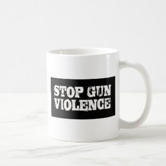 銃ストップ暴力 コーヒーマグカップ