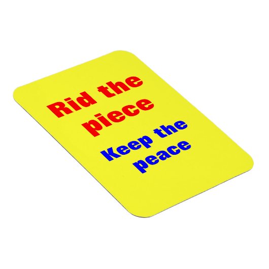 銃スローガンを禁止する マグネット (右側)