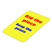 銃スローガンを禁止する マグネット (左側)