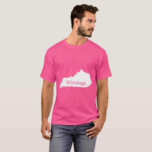 銃ファンのための風上ケンタッキー Tシャツ (正面フル)