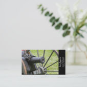 銃メーカーまたは銃の修理工のための名刺のブランク 名刺 (スタンド正面)