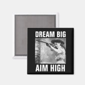 銃付きアニー·オークリー、冷蔵庫用マグネット マグネット (正面/裏面)