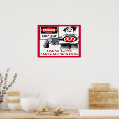 銃保を持ち出す ポスター (キッチン)