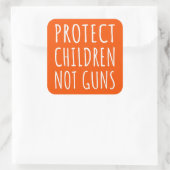銃保護ではなく子供 – 銃の暴力を終了I スクエアシール (バッグ)