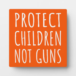 銃保護ではなく子供 – 銃の暴力を終了I フォトプラーク