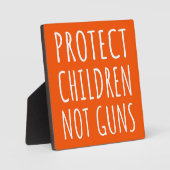 銃保護ではなく子供 – 銃の暴力を終了I フォトプラーク (正面)