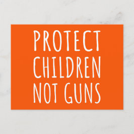 銃保護ではなく子供 – 銃の暴力を終了I ポストカード