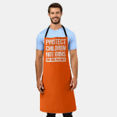 銃保護ではなく子供 – 銃の暴力を終了II エプロン (着用した状態)