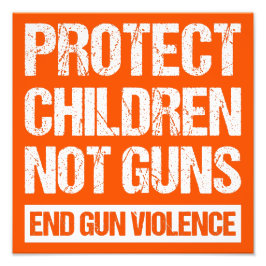 銃保護ではなく子供 – 銃の暴力を終了II フォトプリント           