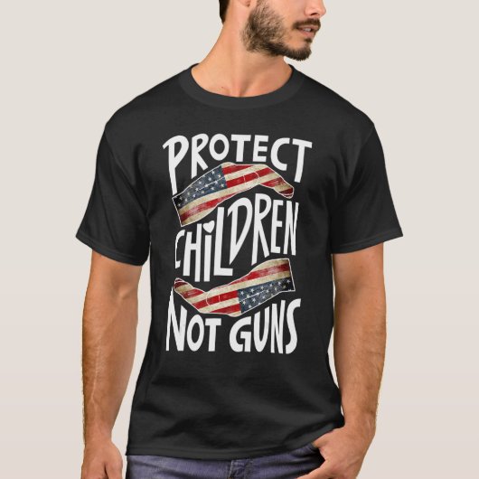 銃保護を持たない子ども達による暴力テキサス州 Tシャツ (正面)