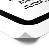 銃器が許可されたポスター ポスター (角)