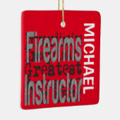 銃器インストラクター超並外カスタム セラミックオーナメント (右)