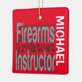 銃器インストラクター超並外カスタム セラミックオーナメント (左)