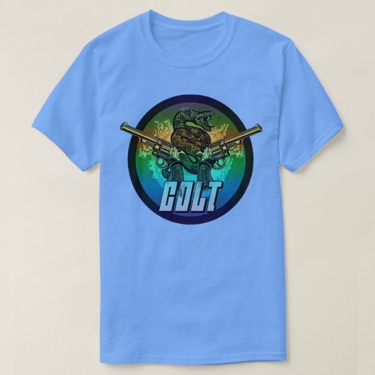 銃器ヴィンテージシールド Tシャツ (デザイン正面)